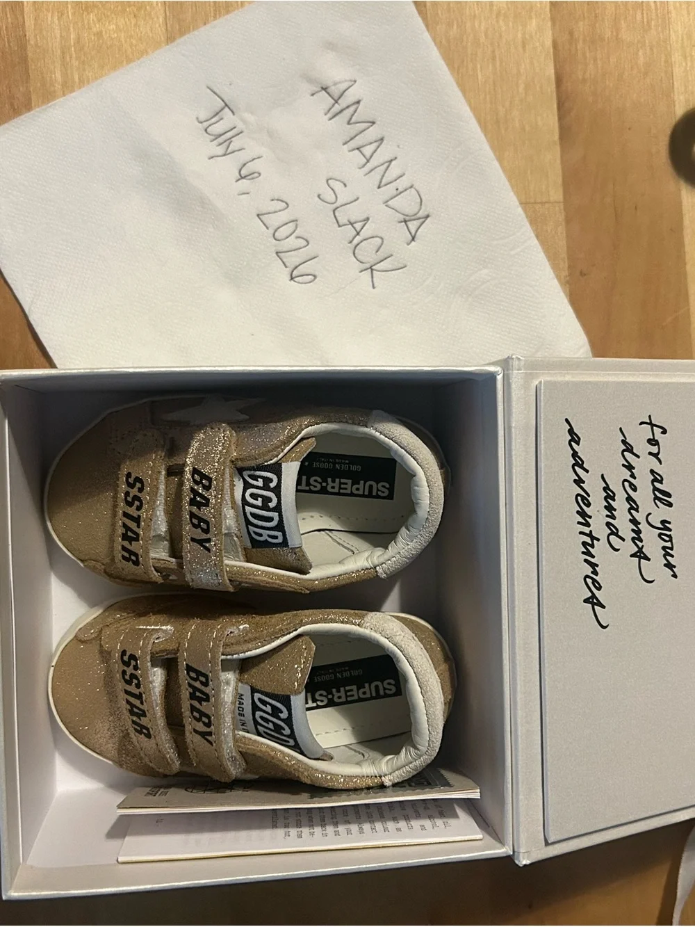 Golden Goose kids size 21 sneaker